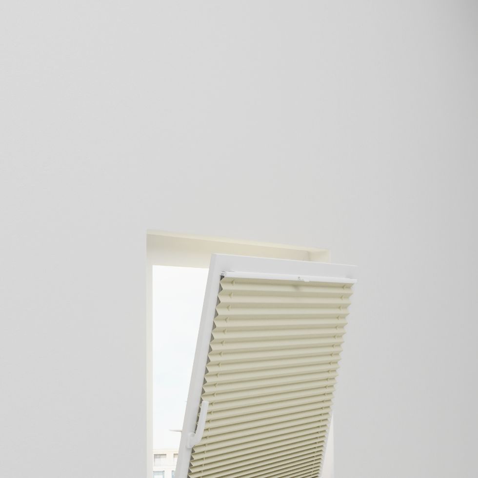 plissee schräge fenster