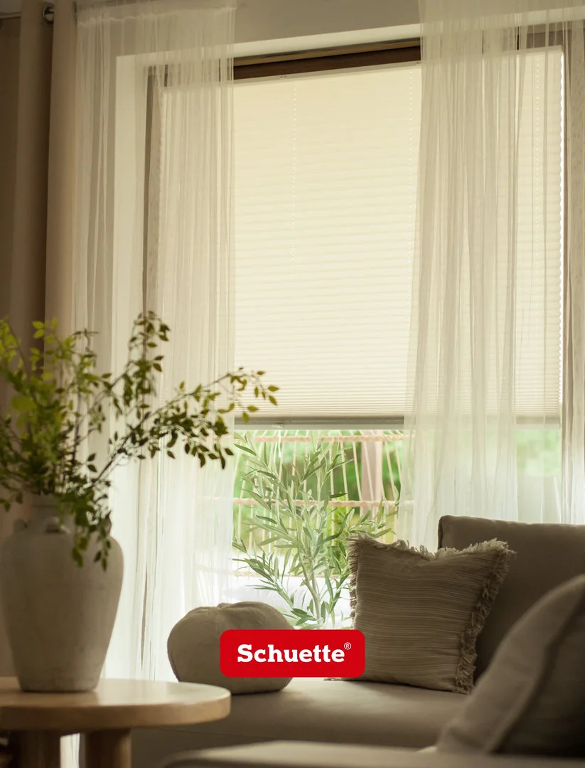 wohnzimmer plissee