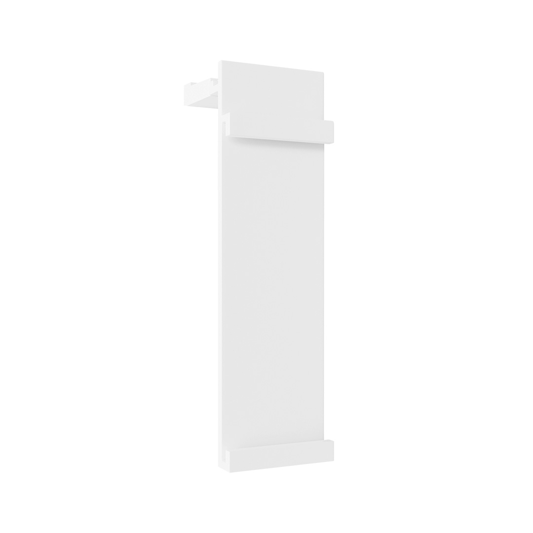 Schuette® Estor noche y dia a medida • Colección Noche y Dia: White Snow (Blanco) • Soporte universal 2in1 sin taladrar y con taladro • Color del perfil: Blanco